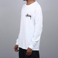 Load image into Gallery viewer, Stussy Stock Longsleeve T-Shirt White
