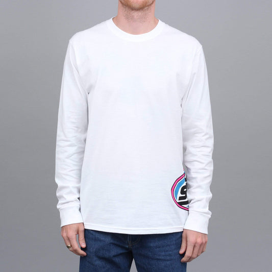 Stussy Swirl Sport Longsleeve T-Shirt White
