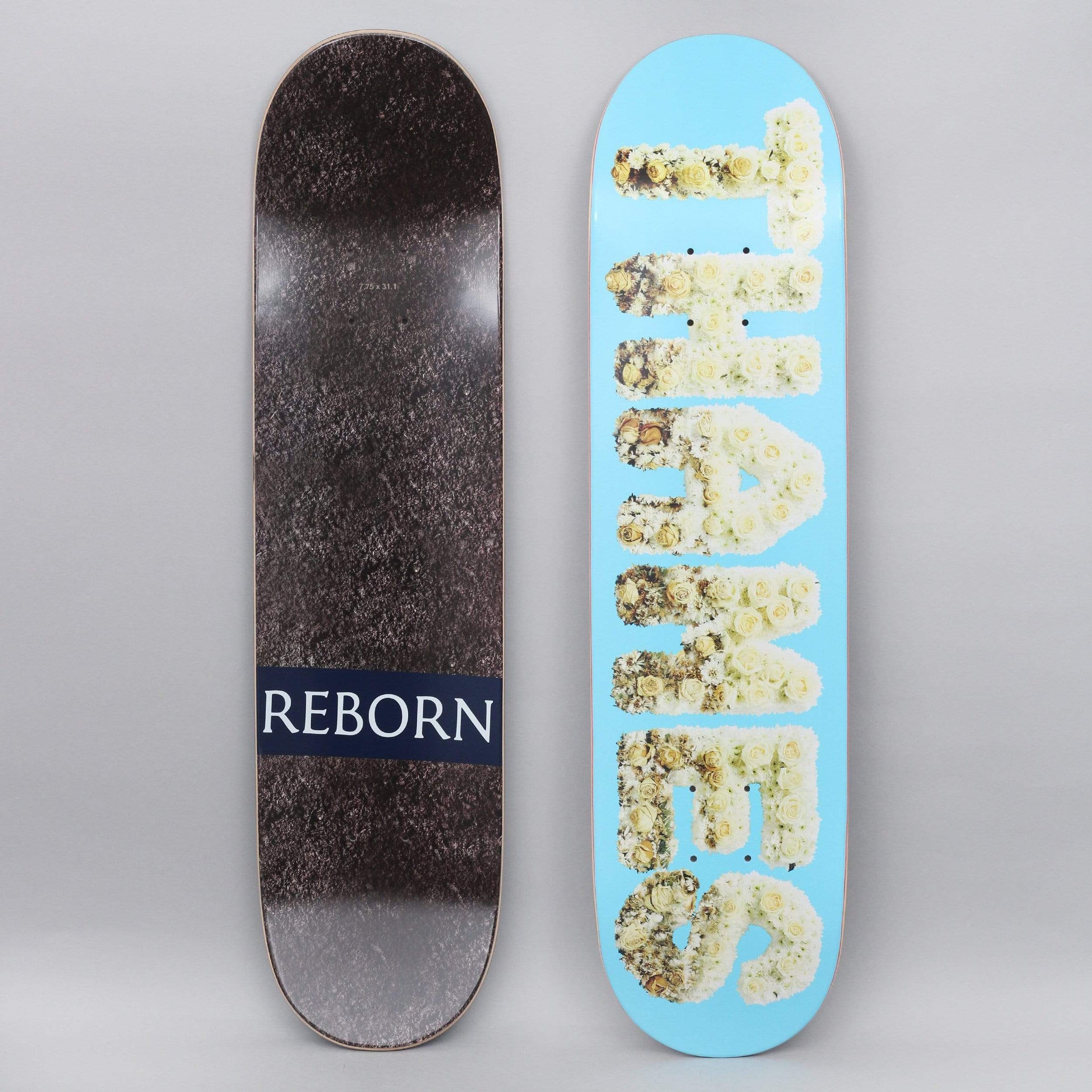 Thames 7.75 Reborn Hobnob Skateboard Deck Blue