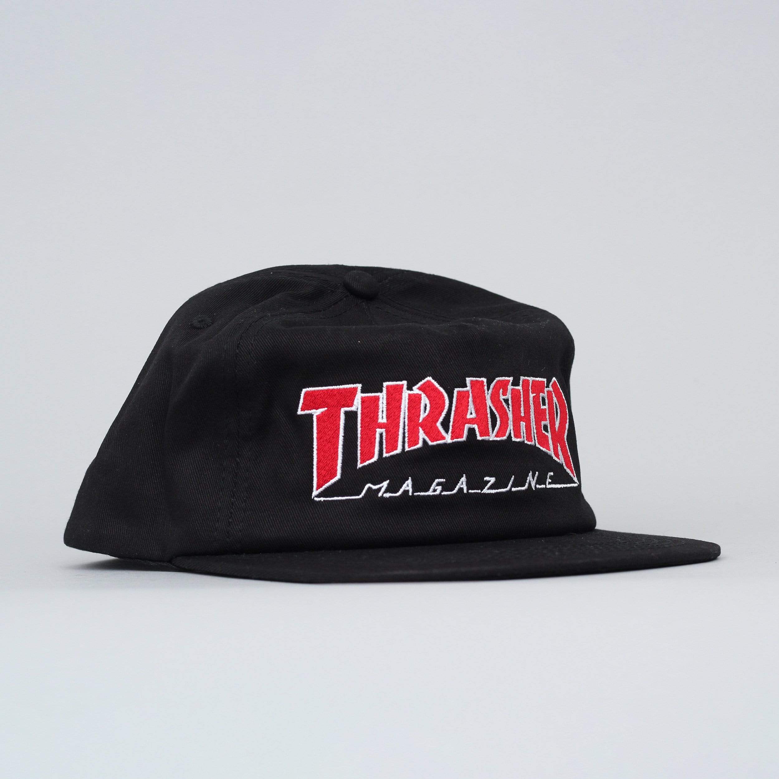 Thrasher Worldwide Snapback Hat, Red, One Size THRASHER FLAME LOGO SNAPBACK CAP CAMO | THRASHER