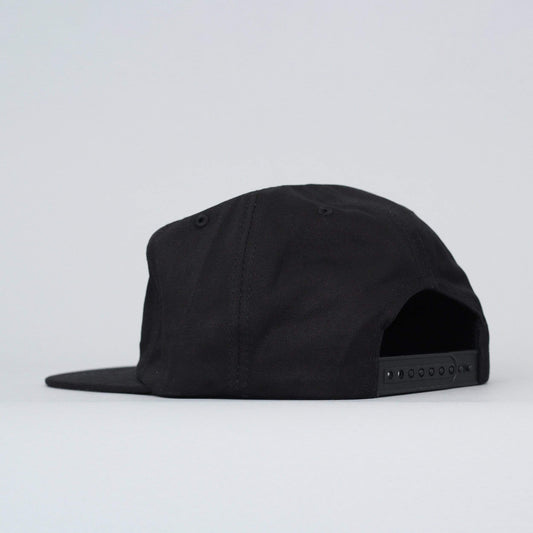 Thrasher Outlined Snapback Cap Black
