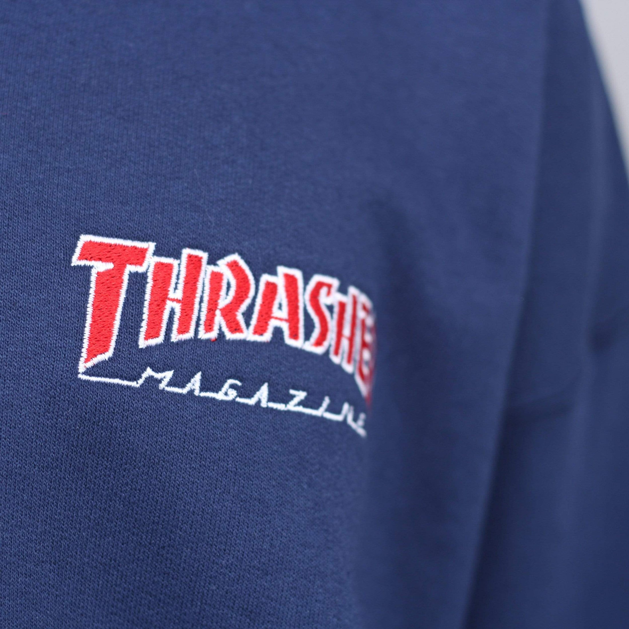 Thrasher Outlined Crew Navy