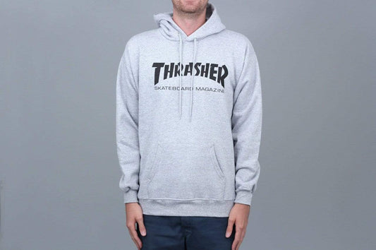 Thrasher Mag Logo Hood Grey / Black