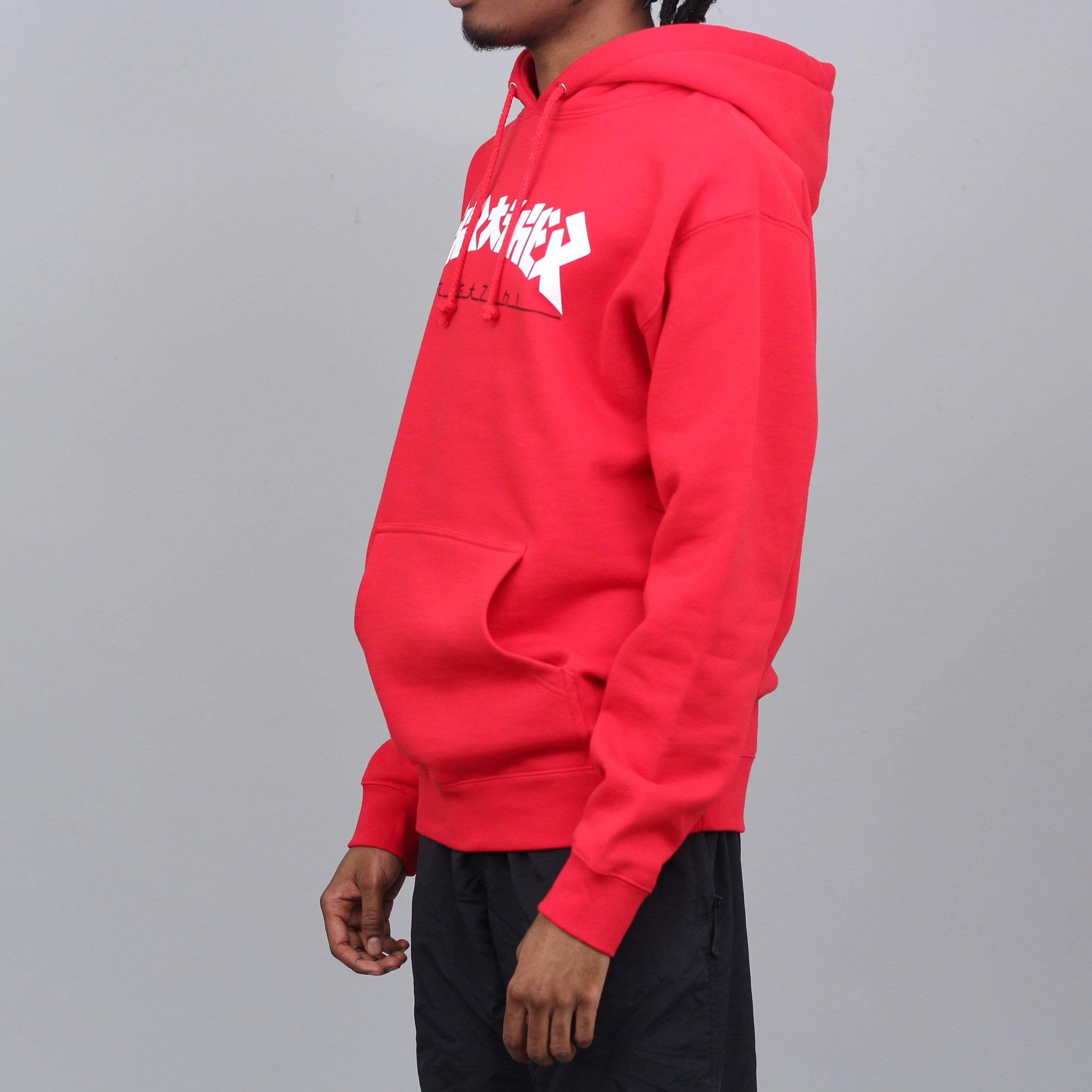 Thrasher Godzilla Hood Red