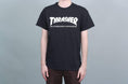 Load image into Gallery viewer, Thrasher Mag Logo T-Shirt Black / White
