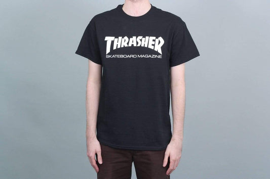 Thrasher Mag Logo T-Shirt Black / White