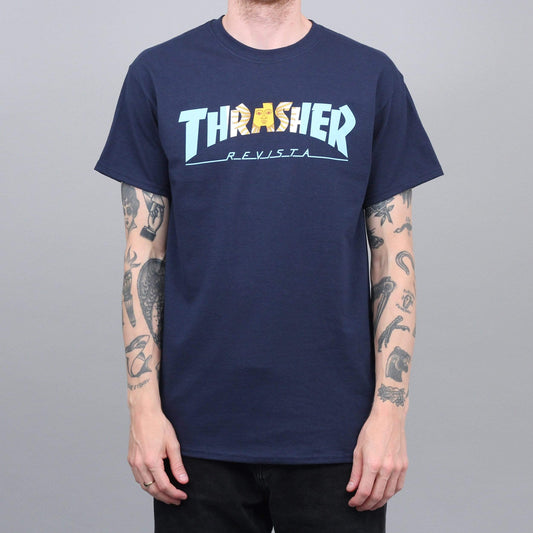 Thrasher Argentina T-Shirt Navy