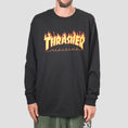 Load image into Gallery viewer, Thrasher Flame Logo Longsleeve T-Shirt Black
