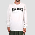 Load image into Gallery viewer, Thrasher Mag Logo Longsleeve T-Shirt White
