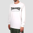 Load image into Gallery viewer, Thrasher Mag Logo Longsleeve T-Shirt White
