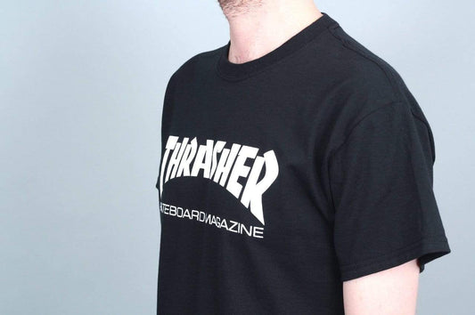Thrasher Mag Logo T-Shirt Black / White
