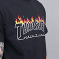 Load image into Gallery viewer, Thrasher Scorched Outline T-Shirt Black
