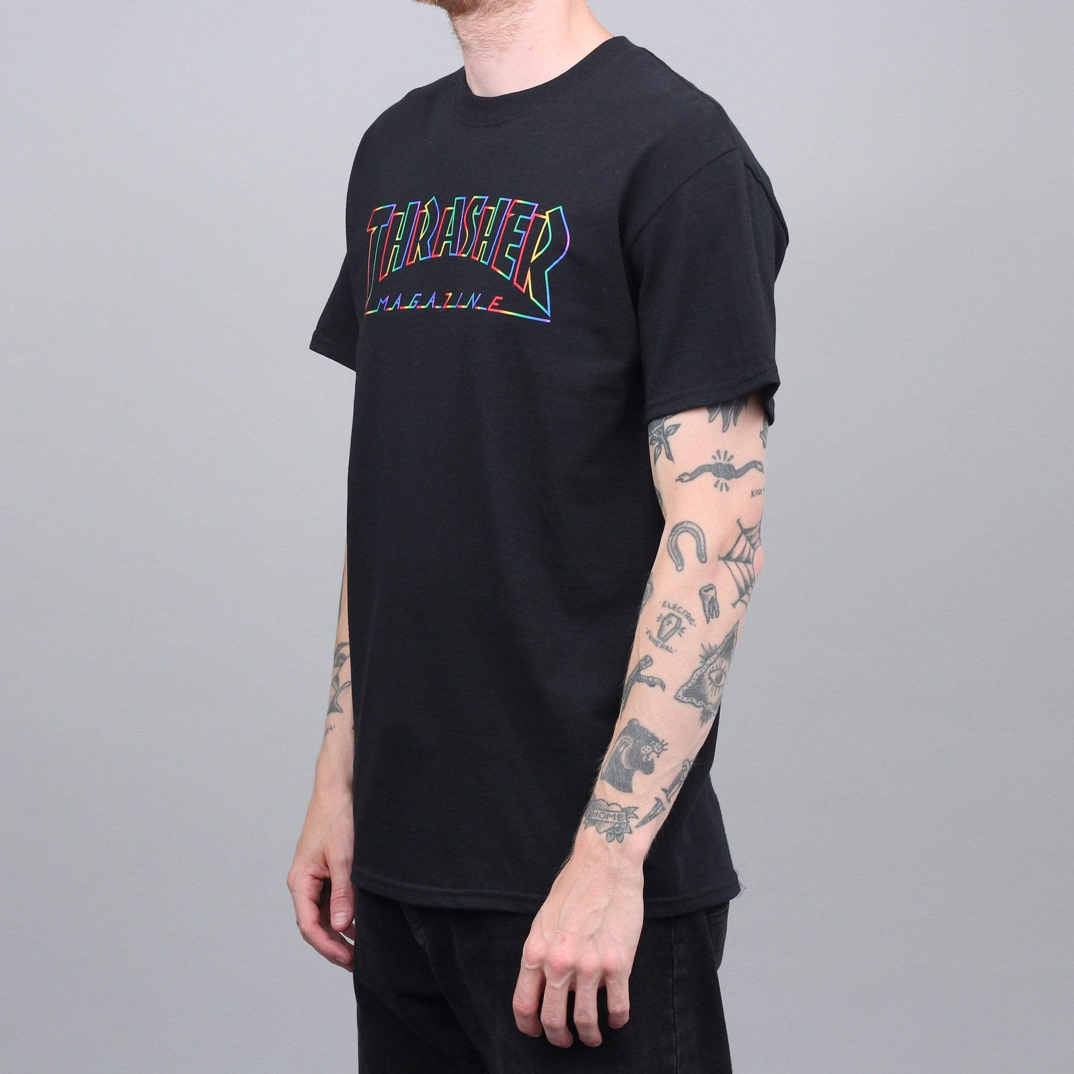 Thrasher Spectrum T-Shirt Black