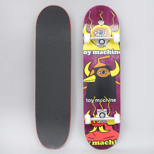 Toy Machine 8.0 Chopped Up Complete Skateboard Purple
