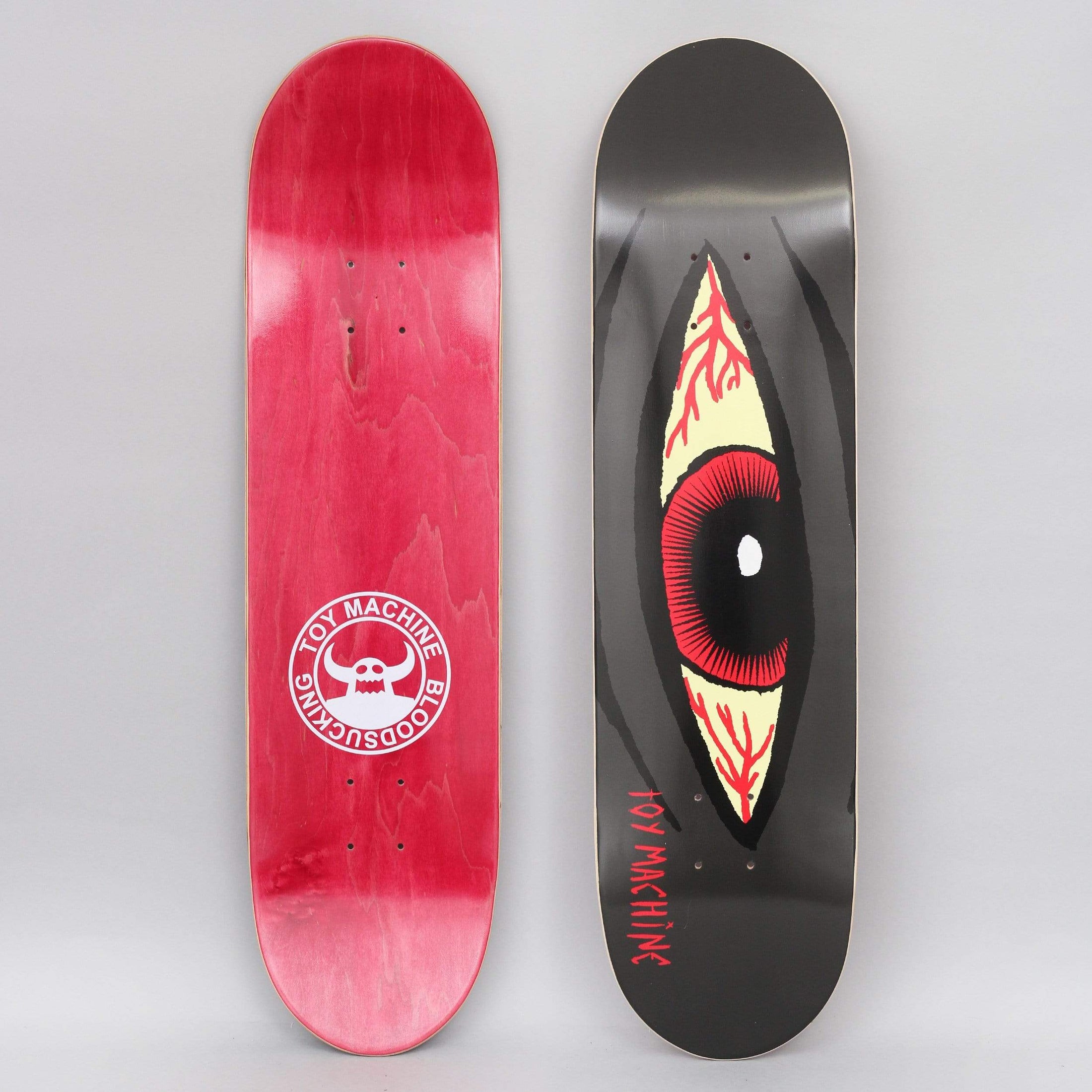 Toy Machine 8.125 Sect Eye Bloodshot Skateboard Deck Black