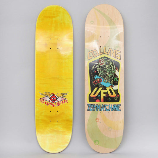 Toy Machine 8.5 Collins UFO Skateboard Deck Natural
