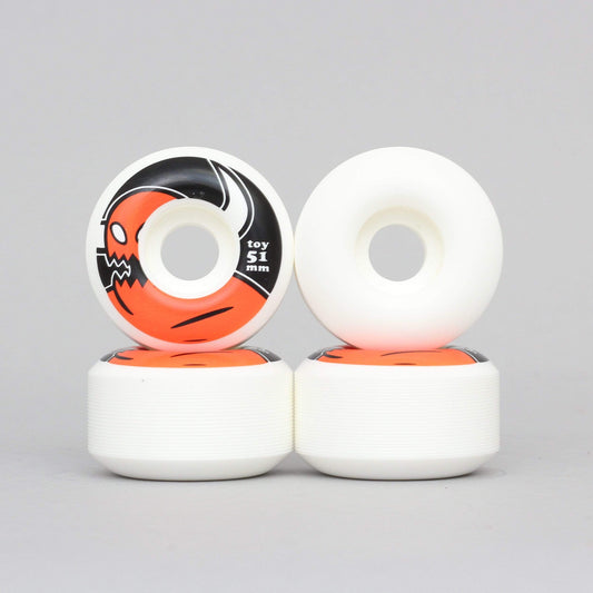 Toy Machine 51mm Monsters Skateboard Wheels White