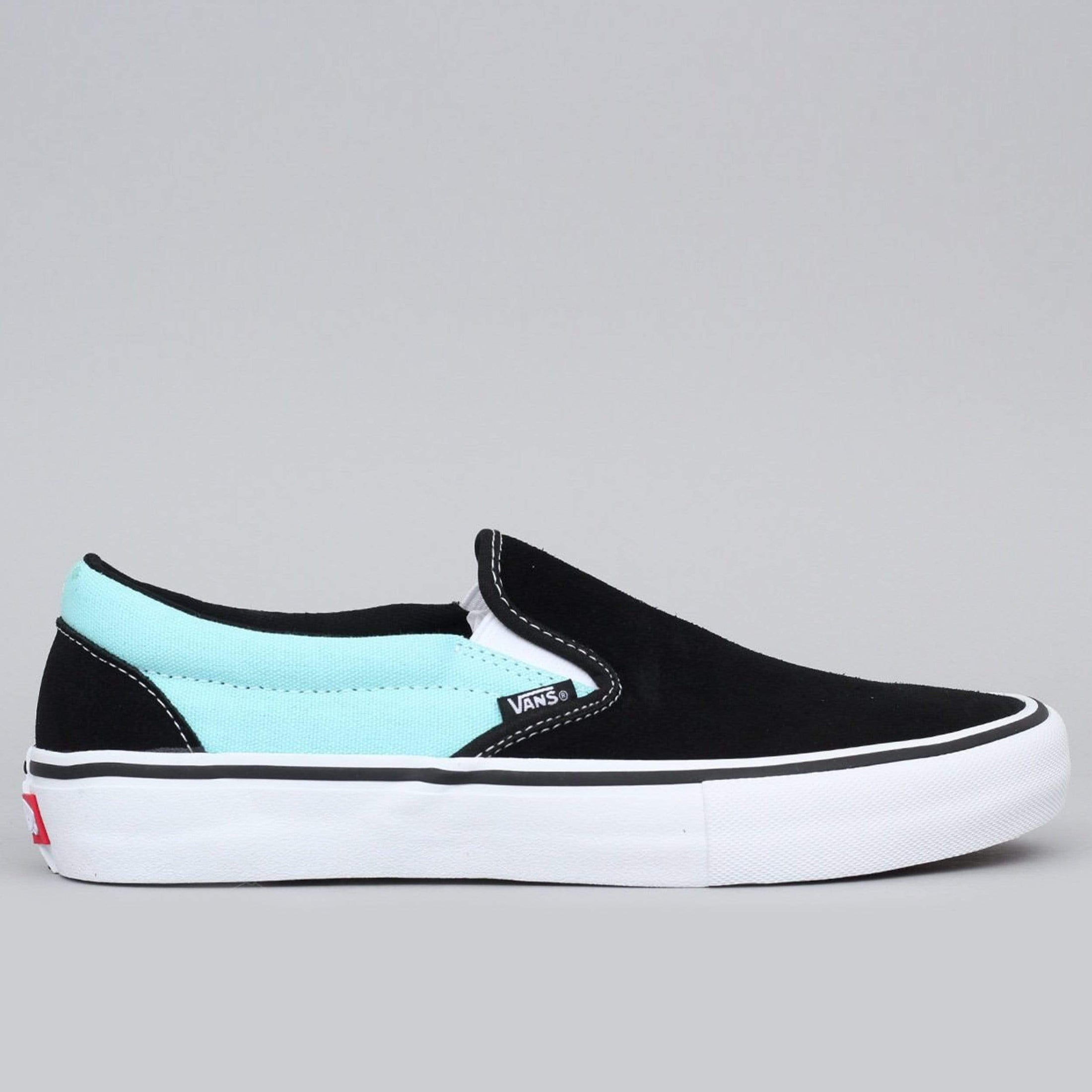 Vans Slip On Pro Shoes Asymmetry Black / Blue / Rose