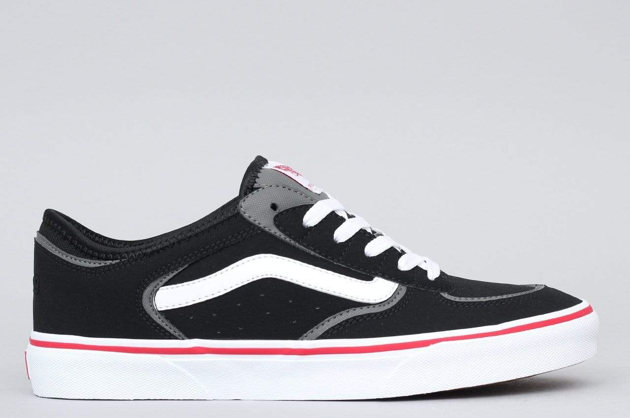 Vans Rowley Classic LX Shoes Black / White / Red