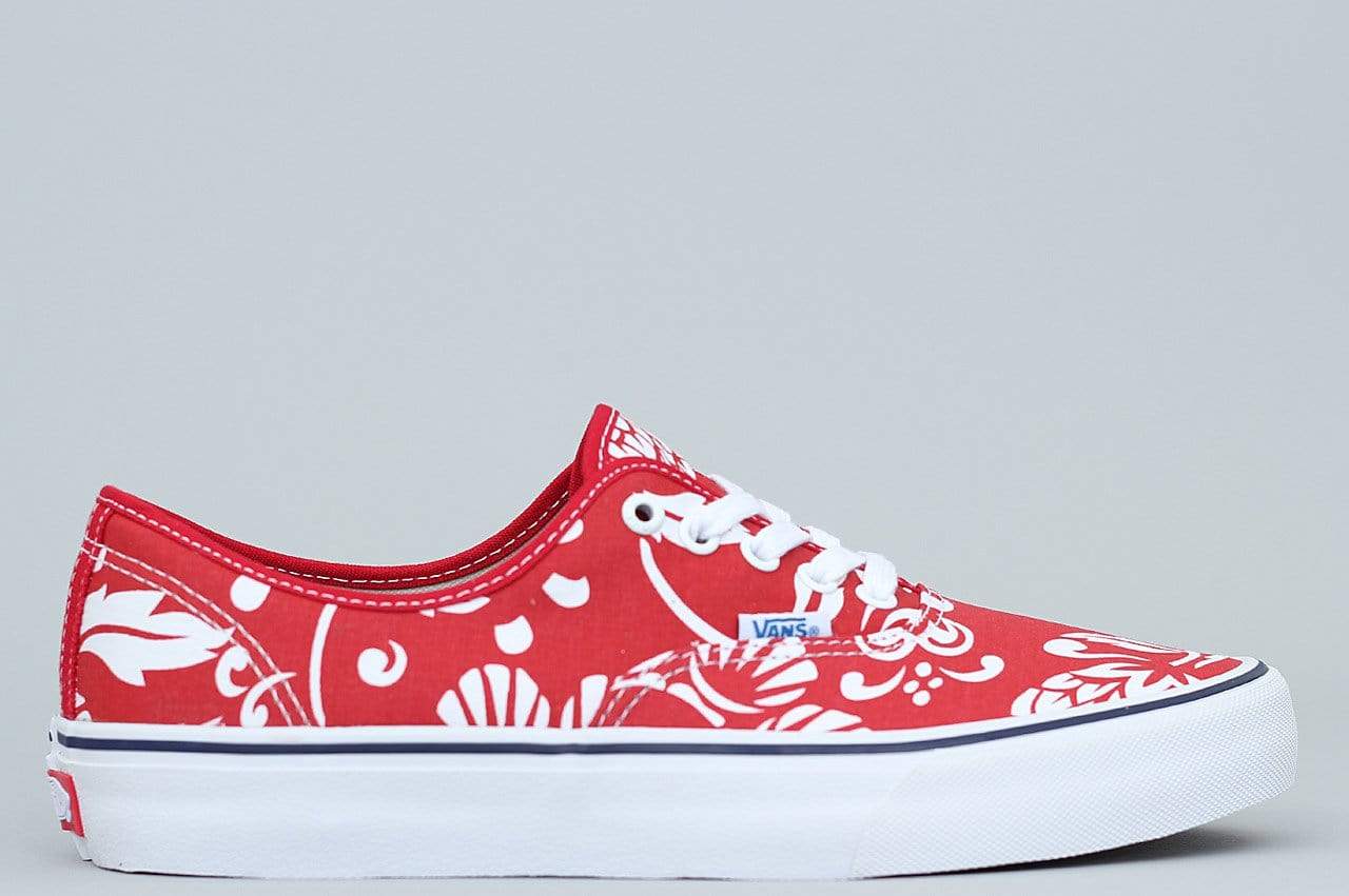 Vans Authentic Pro 50th Anniversary '77 Shoes Duke / Red / White