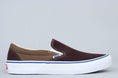 Load image into Gallery viewer, Vans Slip-On Pro Shoes (Two-Tone) Coffee Bean / Teak
