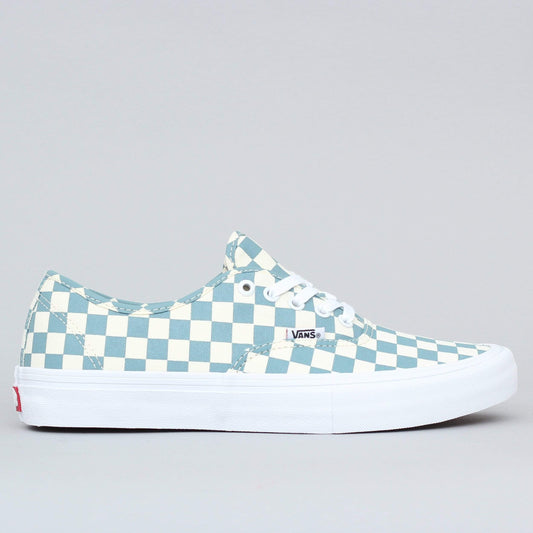 Vans Authentic Pro Shoes (Checkerboard) Smoke Blue