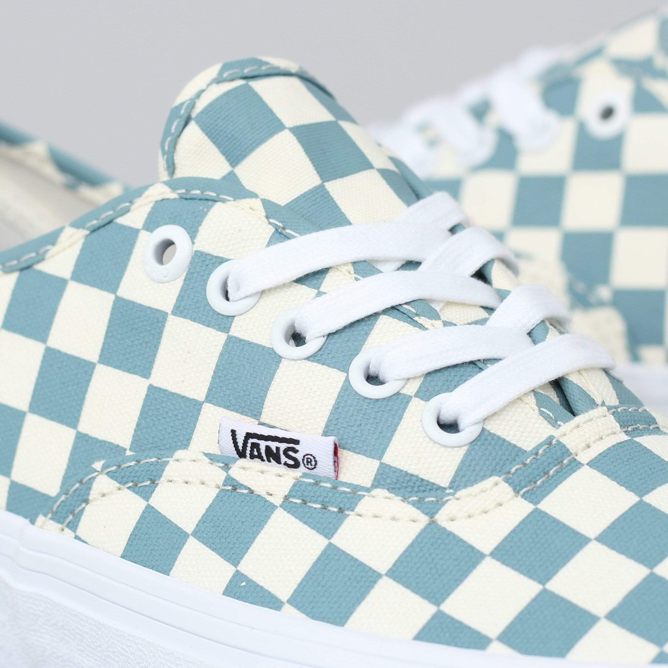 Vans Authentic Pro Shoes (Checkerboard) Smoke Blue