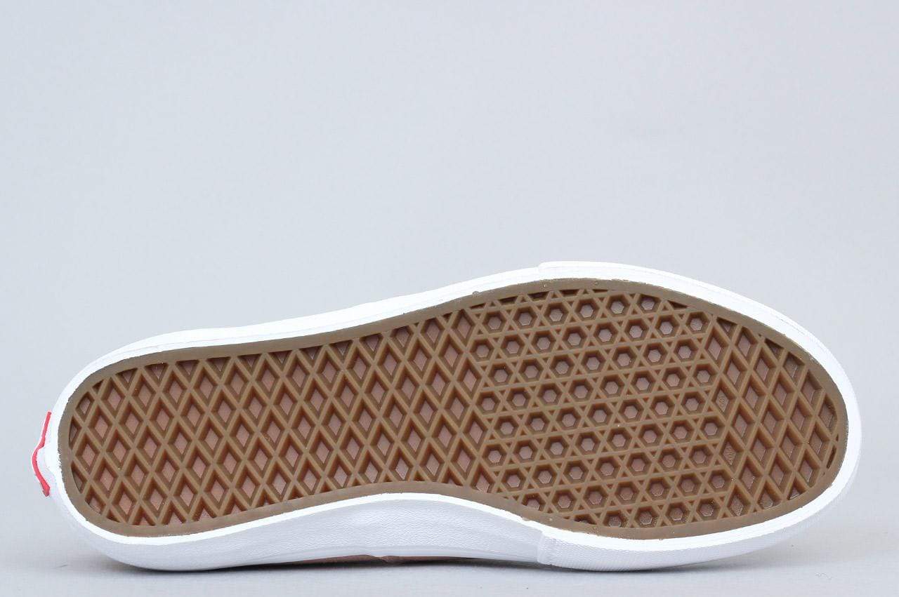 Vans Authentic Pro Shoes Mahogany Rose / White