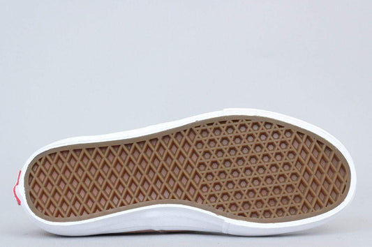 Vans Authentic Pro Shoes Mahogany Rose / White