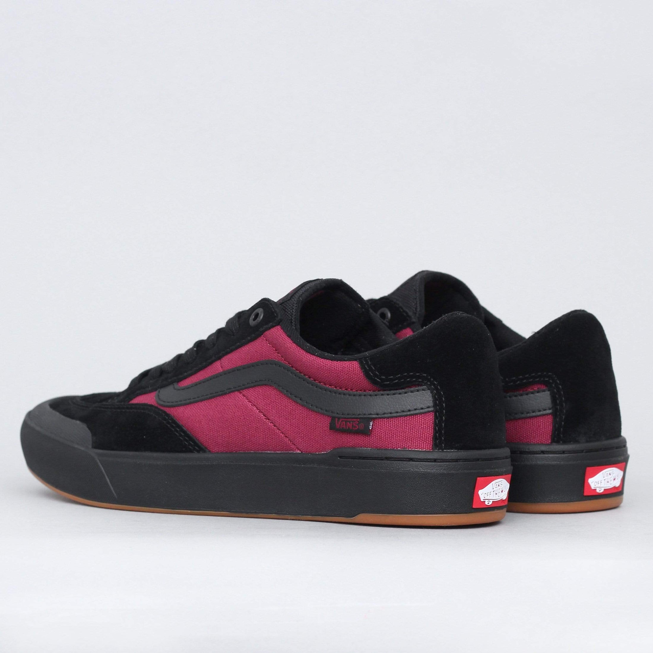 Vans Berle Pro Shoes (Punk) Black / Beet Red