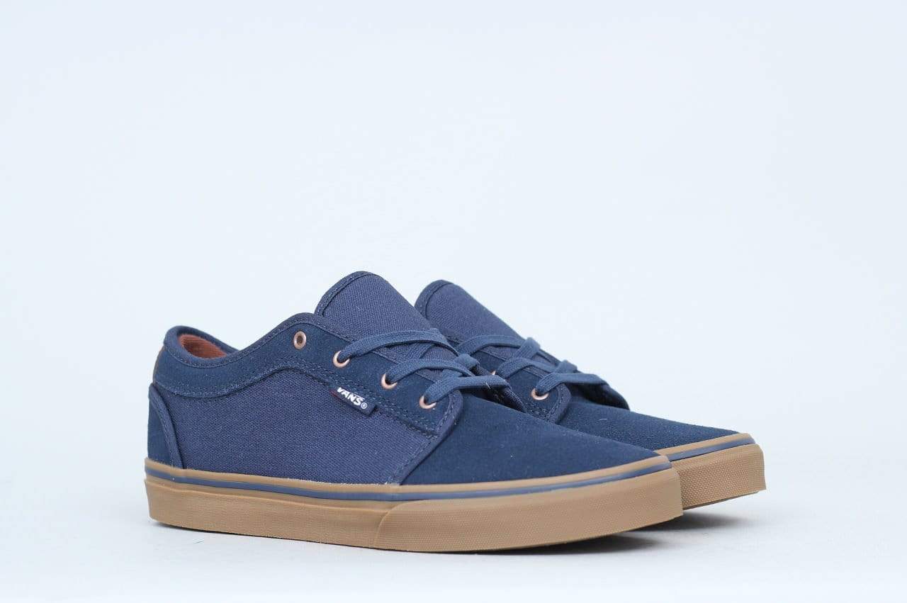 Vans Chukka Low Youth Shoes Rich Navy / Gum