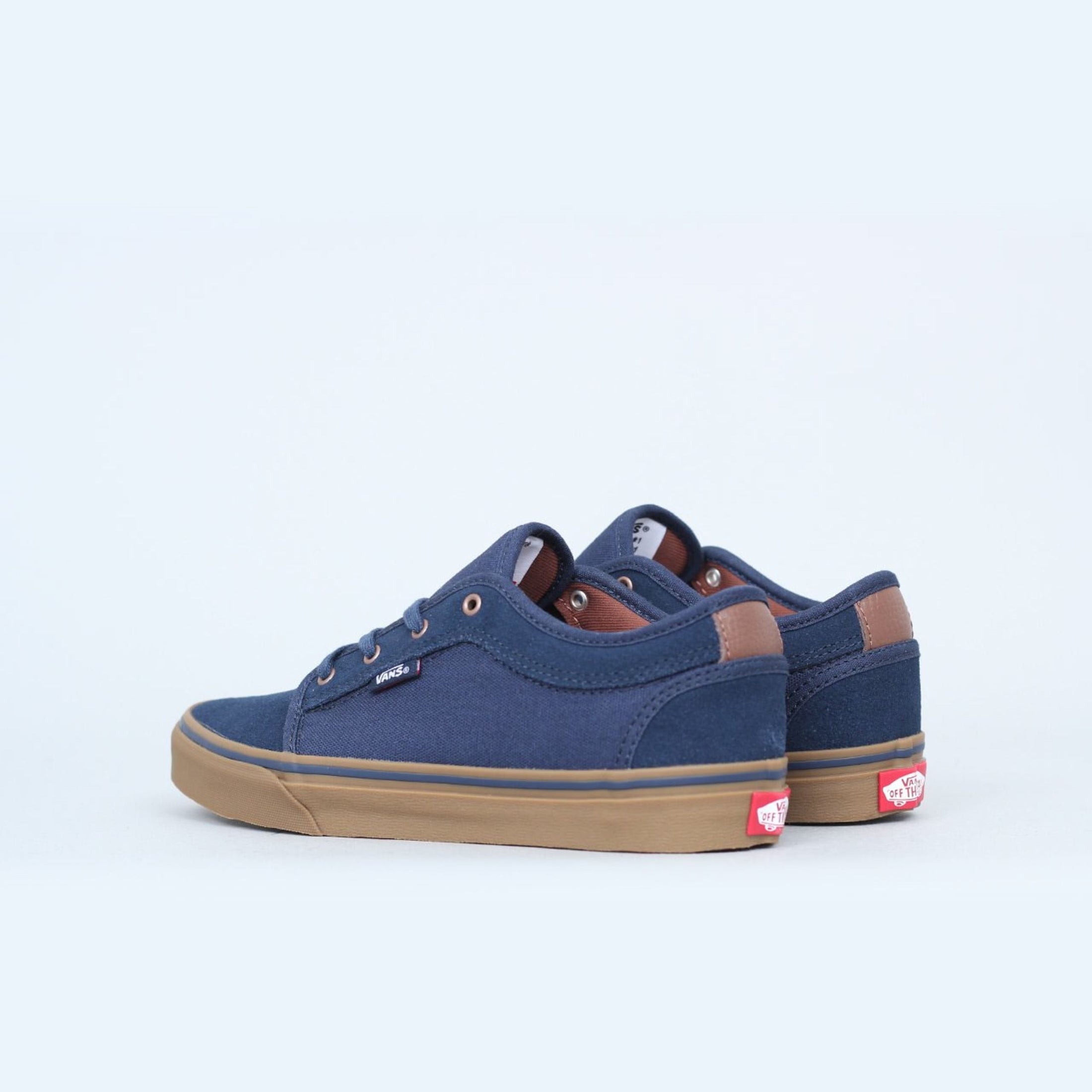 Vans Chukka Low Youth Shoes Rich Navy / Gum