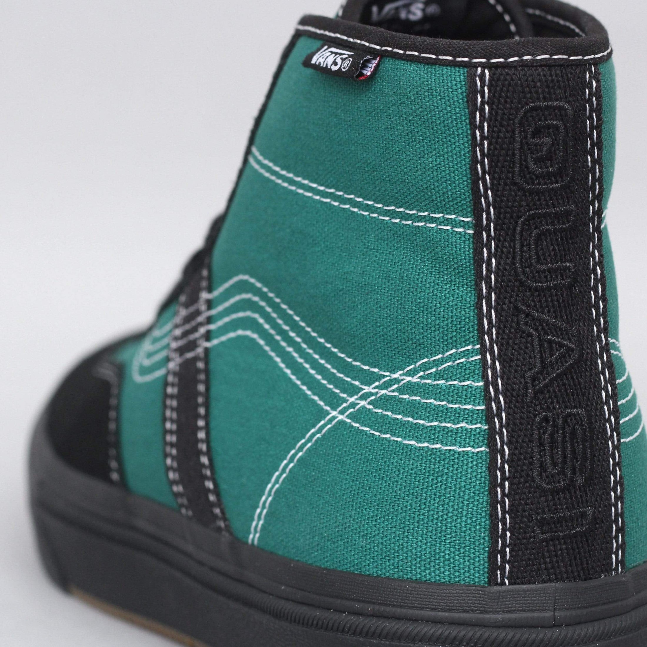 Vans Crockett High Pro Shoes (Quasi) Antique Green / Black