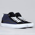 Load image into Gallery viewer, Vans Mid Skool Pro Shoes (Streetmachine) Black / Dark Blue / Traditional White
