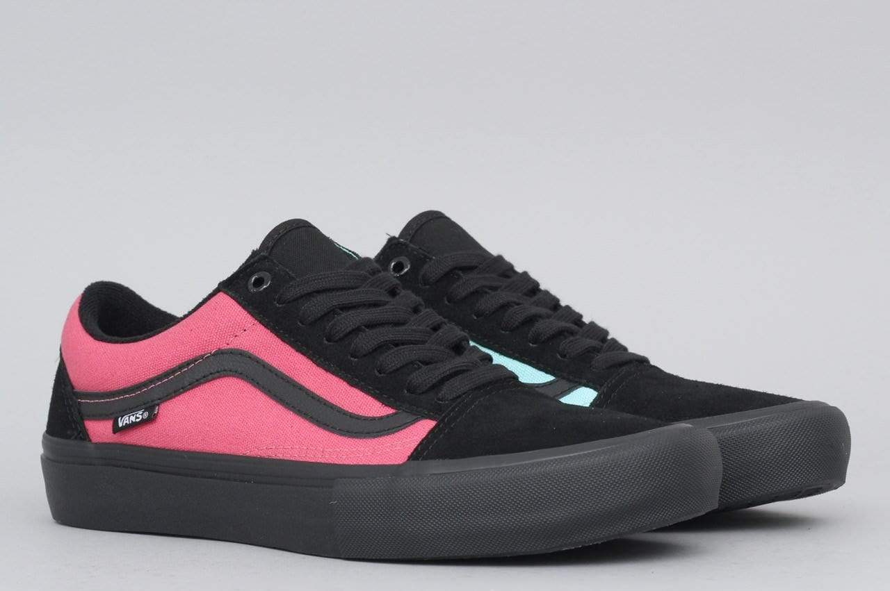 Vans Old Skool Pro Shoes Asymmetry Black Rose Black