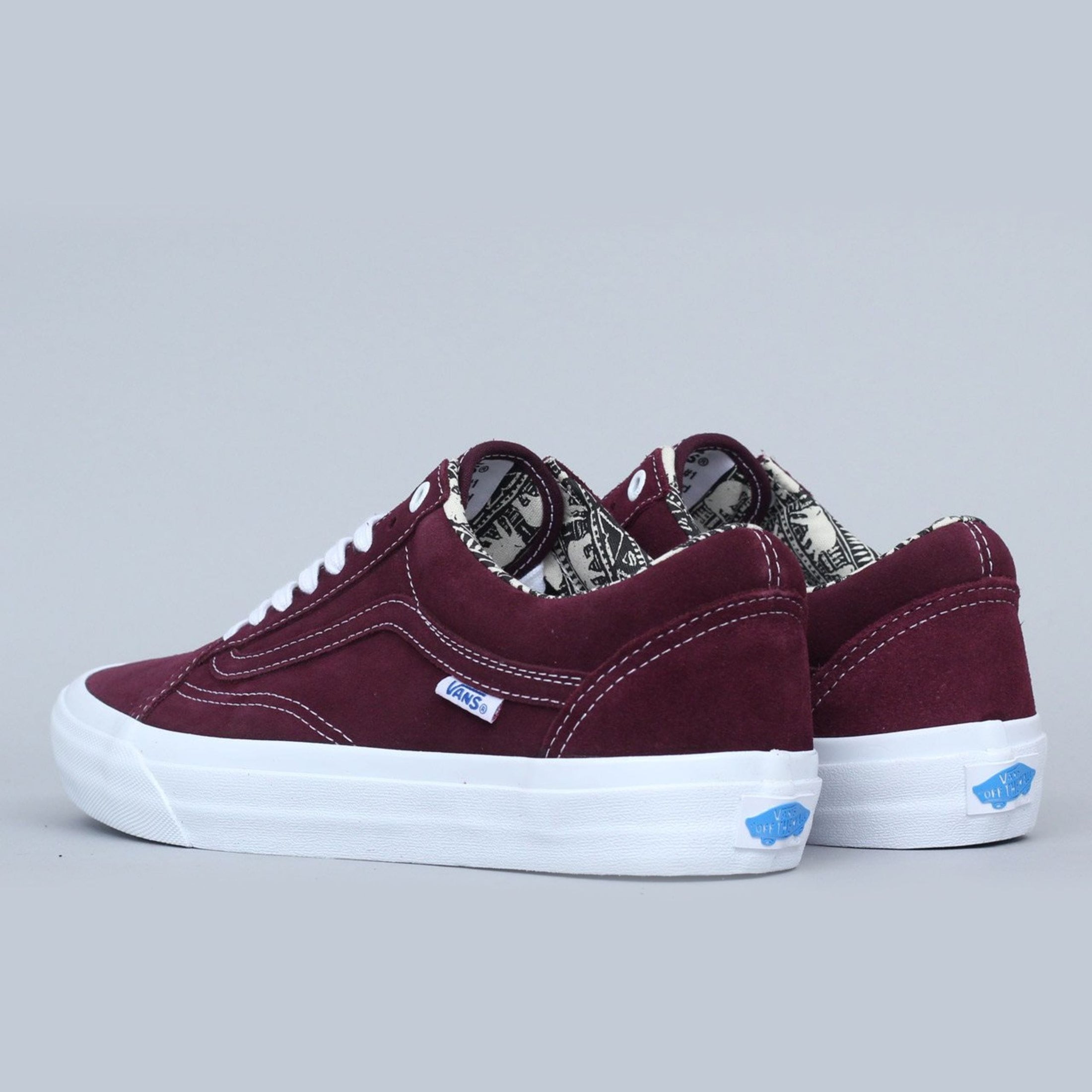 Vans Old Skool Pro Shoes (Ray Barbee) Og Burgundy
