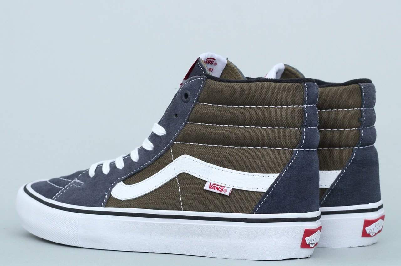 Vans Sk8-Hi Pro Shoes Ebony / Olive