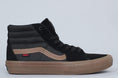 Load image into Gallery viewer, Vans Sk8-Hi Pro Shoes (Thrasher) Black / Gum
