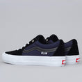 Load image into Gallery viewer, Vans Sk8-Low Pro Shoes (Streetmachine) Black / Dark Blue / Traditional White
