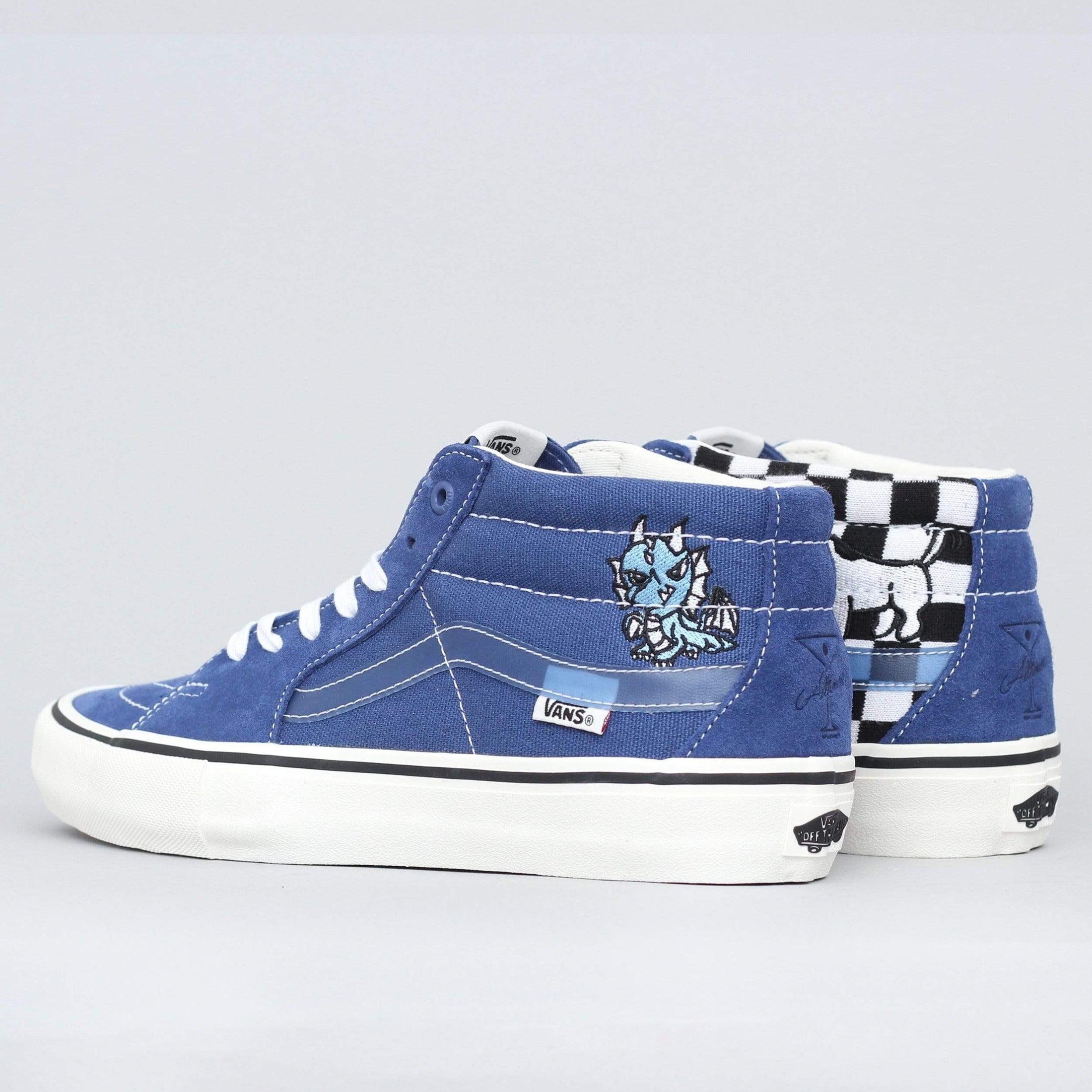 Vans Sk8-Mid Pro Ltd Shoes (Alltimers) Traditional Navy / Classic White