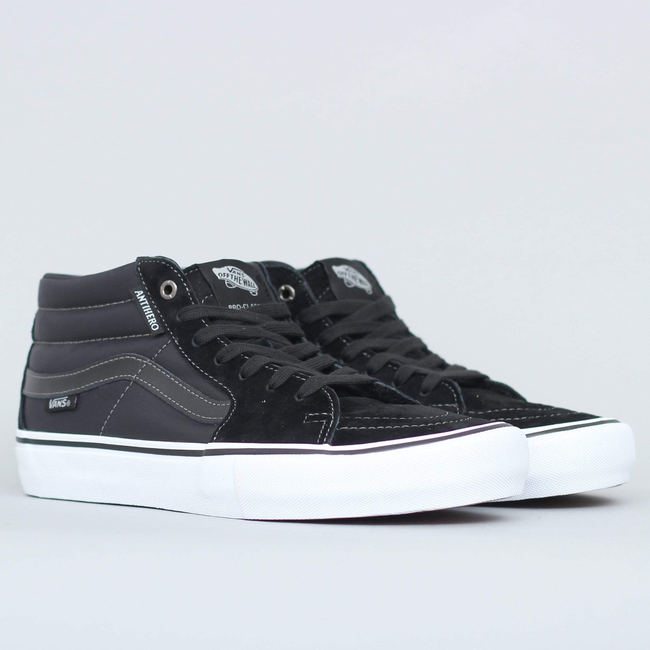 Vans SK8 Mid Pro Shoes (Anti Hero) Grosso Black1