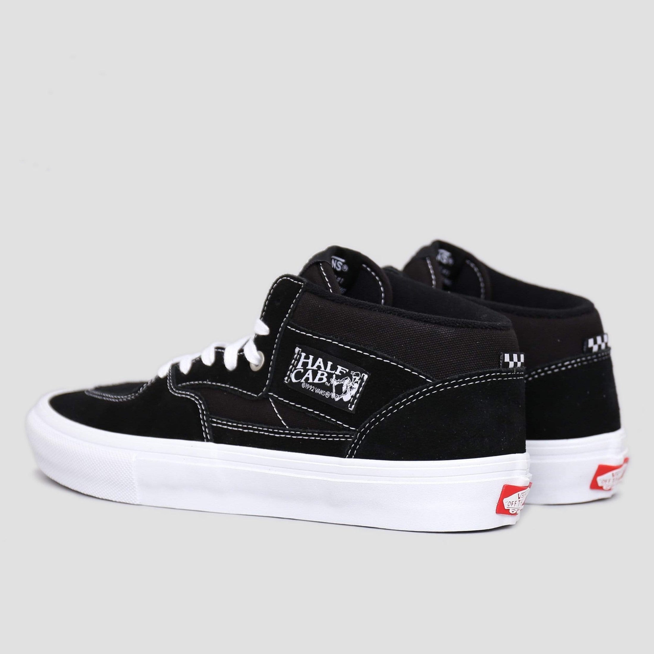 Vans Skate Half Cab Shoes Black / White
