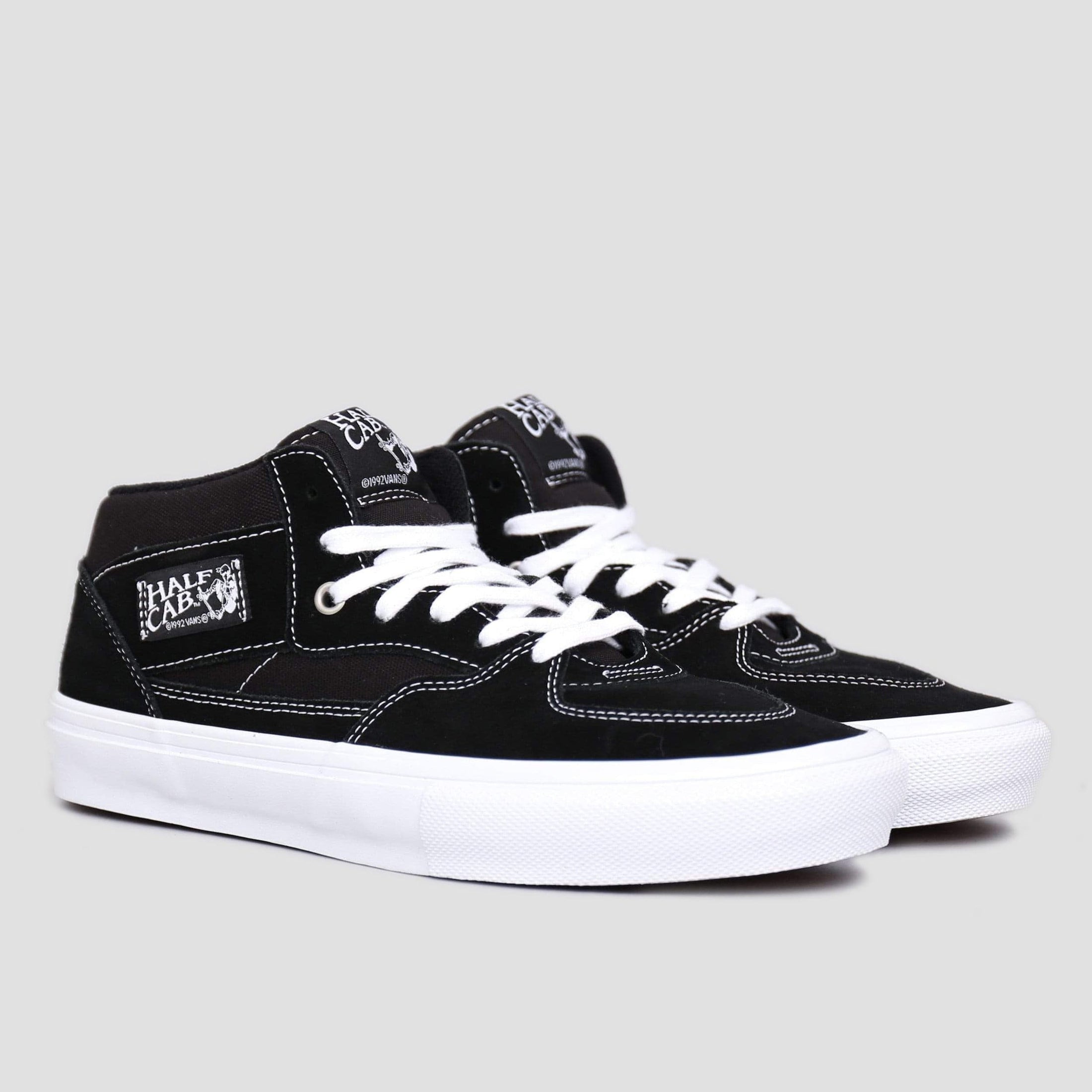 Vans Skate Half Cab Shoes Black / White