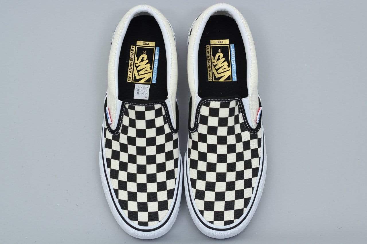 Vans Slip-On Pro 50th Anniversary '82 Shoes Checkerboard