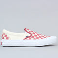 Load image into Gallery viewer, Vans Slip-On Pro Shoes (Checkerboard) Mineral Red
