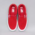 Load image into Gallery viewer, Vans Slip-On Pro Shoes (Suede) Red / White
