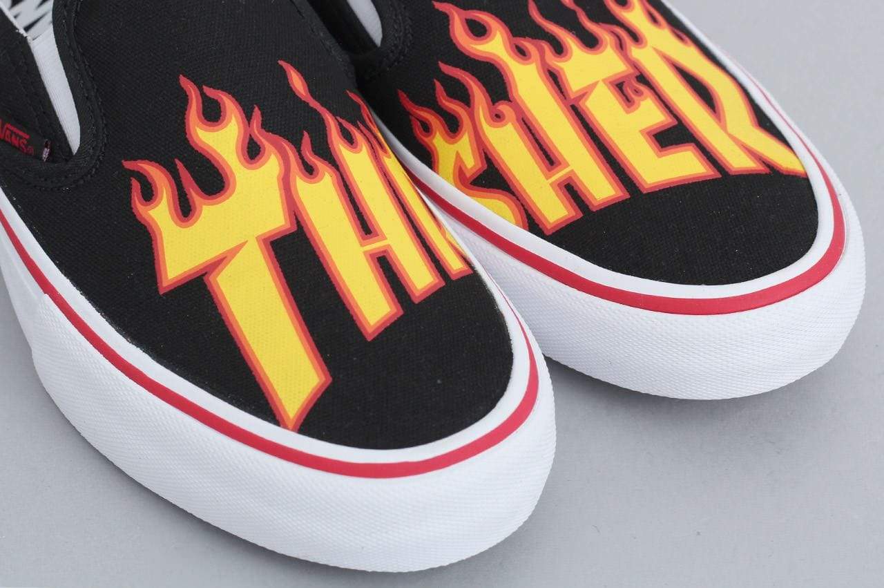 Vans Slip-On Pro Shoes (Thrasher) Black