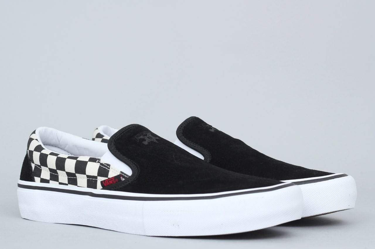 Vans Slip-On Pro Shoes (Thrasher) Black / Checkerboard