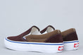 Load image into Gallery viewer, Vans Slip-On Pro Shoes (Two-Tone) Coffee Bean / Teak
