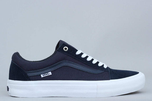 Vans X Dime Old Skool Pro Shoes Blue Nights / White